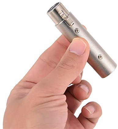 Mr. Gadget's Solutions XLR 5 Pin Male to XLR 3 Pin Female Cable Adapter Gender Changer Coupler - 1 Pack (Single)