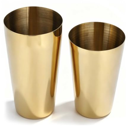 Stainless Steel Boston Cocktail Shaker Set 17oz or 26oz Stainless Steel Drink Shaker Mixer Bar Mixing for Bartender Metal Mixer Martini Cocktails