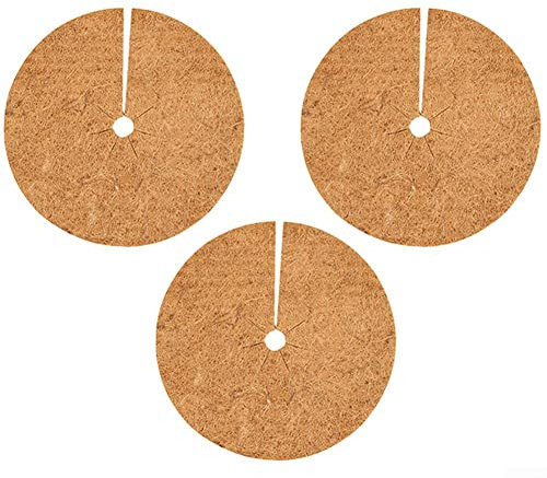 45CM cocco pacciamatura dischi cocco protezione piante di cocco Mat fibra di cocco Mat vaso di fiori
