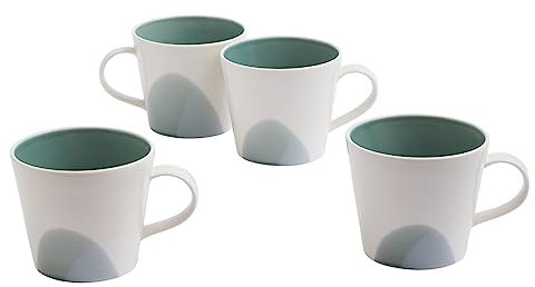 Royal Doulton Signature 1815 Set of 4 Mugs, Green