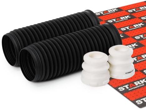 STARK Staubschutzsatz Stoßdämpfer Vorne Service Kit Kompatibel mit VW Golf 6 5K1 Golf 5 Schrägheck 1K1 GOLF PLUS 5M1, 521 Golf 6 Variant AJ5, SKODA Octavia II Combi 1Z5