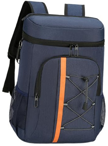 predolo Kühltasche Kühlrucksack Herren Damen Multifunktionaler Lunchrucksack Biertasche für Strand Park Tagesausflüge Arbeit Wandern Picknick, Blau