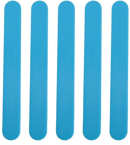 Spatules à Cire de Silicone, Bâtonnets Réutilisables pour L'épilation, L'artisanat, Silicone Souple Antiadhésif, Nettoyage Pratique, Multi-usages (BLUE)