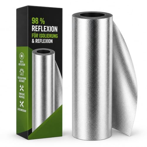 Weedness Reflektionsfolie Grow-Diamond 30 Meter Rolle 75 My - Anbau Indoor Box Pflanzen Garten Weiß Schwarz Anti detect Heizung