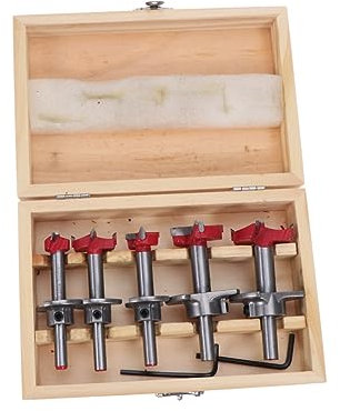 ASAKKURA 5stücke Holzbohrer Set Schlangenbohrer Lochsäge Für Holzbearbeitung Passend Für Elektrowerkzeuge Hochwertiger Hartmetall-bohrer