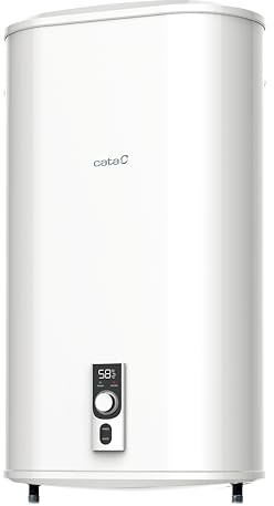 Cata Termo Eléctrico Reversible CTRS-100 E-REV SLIM Capacidad de 93L Doble Tanque Protección Super aislamiento Indicador Anti-hielo Potencia 2.000W Display Digital Color Blanco