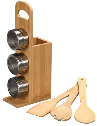 Kesper 81103 | Juego de utensilios de cocina, 7 piezas, para guardar fácilmente tus utensilios de cocina