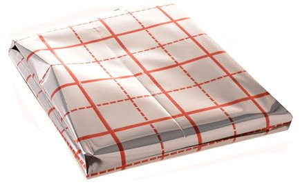 Aqbau Pellicola in alluminio per riscaldamento a pavimento, isolante, in alluminio, per pavimenti riscaldati a pavimento, isolante, 10 m2-0,070 µm