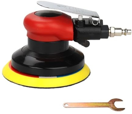 Levigatrice Orbitale Pneumatica Da 5 Pollici, Smerigliatrice Ad Aria, Eccentrica For Lucidatura, Utensili Pneumatici Levigatura Fine(5inch sander)