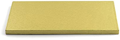 Decora 0931725 RECHTECKIGE TORTENPLATTE GOLD CM 35X45X1,2 H