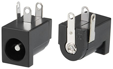 sourcing map 15 STK. DC Stecker 5.5 x 2.1mm 3 Polig DC Stromstecker Leiterplattenmontage Buchsenstecker DC Hohlstecker Adapter Stromanschluss Buchse Ladestecker DC Steckdose Netzstecker Zubehör