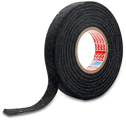 Cinta aislante de tela Supertool para la industria del motor, color negro, negro
