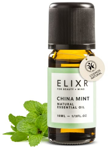 ELIXR – Chinesisches Minzöl zur Raumbeduftung, für Aromatherapie & als Massageöl – 100% ätherisches Öl aus Minzblättern mit intensivem Duft – zertifizierte Naturkosmetik aus Deutschland (10 ml)