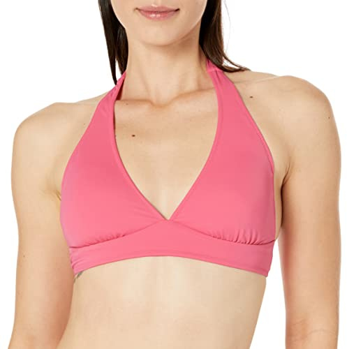 Amazon Essentials Costume da Bagno Bikini con Allacciatura al Collo e Supporto Leggero (Disponibile per Taglie Forti) Donna, Rosa Shocking, 52