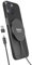 Chargeur sans Fil Magnétique 2-en-1 avec MagSafe - Design Ultra-Fin en Alliage d'Aluminium - Chargeur Rapide Compatible pour iPhone 16/15/14/13/12 et AirPods 4/3/2/Pro-Noir Basalte