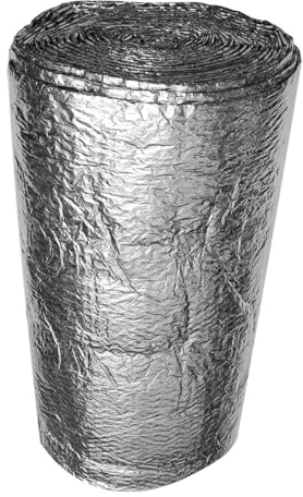 HEALEEP 1 rouleau Film Isolant à Bulles Aluminium Protection Thermique pour Fenêtres et Toits Isolation la Chaleur UV