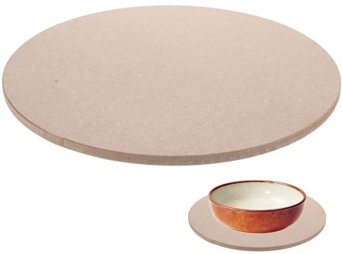 ORFOFE Tavola Essiccazione Ceramica in Density Board Piatto Portatile per Scultura Argilla con Superficie Liscia Alta Assorbenza e Resistenza alla Compressione Base per Arte Ceramica e