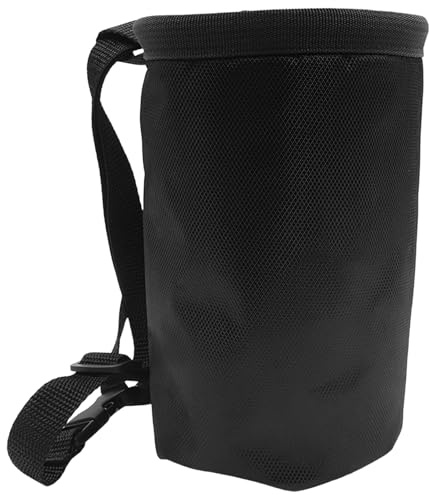 wkao Bouldering - Borsa per gesso con cintura in vita a regolazione rapida, in tessuto Oxford 840D, 19 x 12 x 10 cm, per arrampicata su roccia, sollevamento pesi, ginnastica