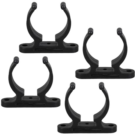 UKCOCO 4 Stück Nylon Rohrschellen 38–42mm für Bootsleiter Paddelhalter Wetterfeste Bootszubehör Clips für Kajak Kanu und Yacht