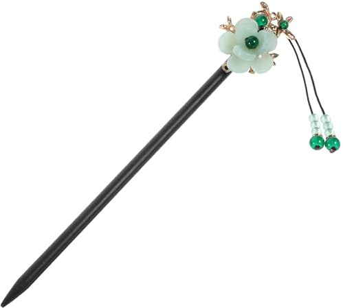 Operitacx Bastoncini Decorativi e Resistenti per Chioma Vintage in Legno Stile Cinese Accessori Eleganti da Usare per Donne in Acconciature e Chignon Raffinati