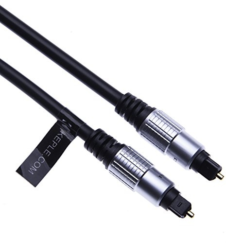 Optical TOSLINK Digital Audio-Kabel SPDIF Kompatibel mit Soundbar Sound Bar Player Drahtloser Bluetooth Lautsprecher, SAMSUNG HT-J5550W, hw-h355, HW-J250, HW-J355 120 W, HW-J450 2.1, HW-K430 2.1 (2m)