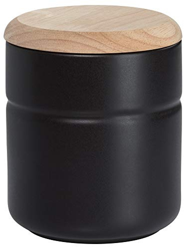 Maxwell & Williams AV0090 Tint Ceramic Storage Jar with Lid - Black, 600 ml