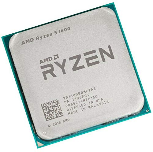 AMD Ryzen 5 1600 3.6GHZ 19MB Cache 65W Tray, YD1600BBM6IAE (Cache 65W Tray)