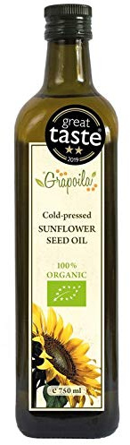 Organic Sunflower Oil 750ml - Cold Pressed All-Purpose Cooking Oil - Great Taste Award Winner