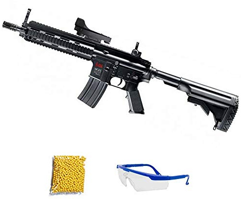 HK 416 CQB M5 - mitragliatrice da softair calibro 6 mm (arma lunga airsoft). Sistema: ELETTRICO 0,5 joule (Potenza: 0,9 joule)