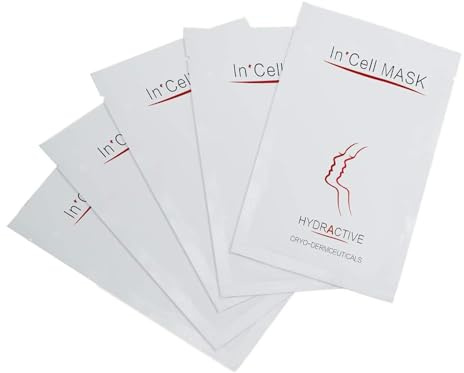 INCELLICE Derma Roller Mask, 5pcs Collagen Repair Sheet Mask, After Microneedling Mask, Hyaluronic Acid Face Mask for Instant Hydration Moisturizing, Soothing, Cooling, Reducing Redness and Burning