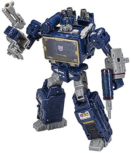 Transformers Spielzeug Generations Legacy 17,5 cm große Voyager Soundwave Action-Figur, für Kinder ab 8 Jahren, Multi, S, F3517