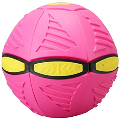 Bola de platillo Volador de Juguete para Mascotas, Juguetes para Mascotas Juguetes para Perros Juguete de Bola de platillo Volador mágico, Platillo Volador Pelota de Juguete para Perros