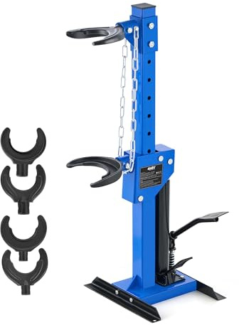 Orion Motor Tech Hydraulic Strut Spring Compressor with 1 Ton Rated Compression Force, 4.5 Ton Hydraulic Jack Capacity, Strut and Spring Compressor Tool with 4 Spring Clasps for Cars Trucks SUVs