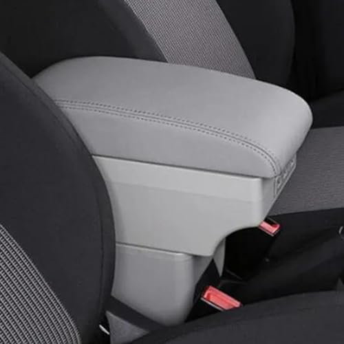 Caja de reposabrazos Accesorios De Coche Compatible Con Seat Para Ibiza 6J Para Ibiza 6L Caja De Almacenamiento Central Reposabrazos Con Portavasos Cenicero USB (Color : 5)