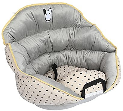 Hundedecke Hund Autositz Bett Reise Hund Autositz Auto Verwendung Haustier Auto Bettdecke Hundebett Autositzbezüge (Color : Type E-Beige Spot)