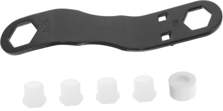 JECOMPRIS Rv Water Heater Wrench Dual-head Wrench for Water Heater Drain Plug for Camping Trailer Maintenance