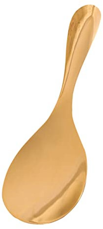 Alipis Cuchara De Arroz De Latón Resistente Al Calor Antiadherente Mango Grueso y Ergonómico Para Cocina Doméstica y Restaurante Utensilio Práctico Para Servir Arroz Delicado