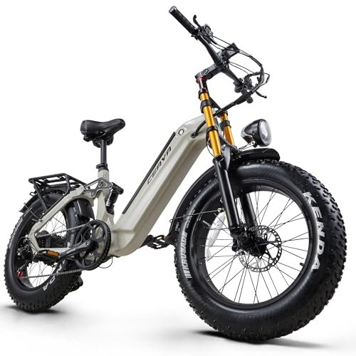CEAYA Ebike Herren Damen Elektrofahrrad A20 PRO E-Bike Mountianbike 20 Zoll mit 48V20AH,7 Gang,Doppel federung Doppelscheibenbremse,Fat e Bike