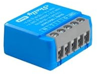 Shelly 1 Mini Gen4 - Wi-Fi Smart Relay Switch, 1 Channel, 8A, Dry Contacts, Home Automation, Garage Door Remote Control, No Hub Required, Matter Certified, Alexa, Google Home, Apple HomeKit, Zigbee