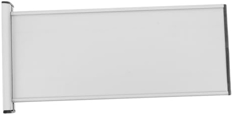 SOPOTUTU Placa de Nombre de Doble Cara con Soporte para Pared Señal Profesional Extraíble para Oficina Clínica y Hospital Duradera y Estable