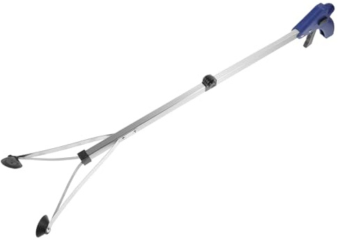 Didiseaon Pince de Préhension Pliante pour Ramassage des Déchets Outil de Saisie Ergonomique à Long Manche pour Objets Difficiles Accès et Usage Domestique
