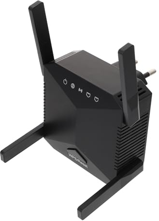 FELTECHELECTR WiFi Repetidor Mbps Señal Inalámbrica con Cuatro Antenas para Cobertura Completa Hogar y Oficina