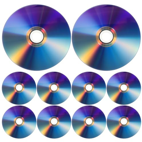 YARNOW 25 dischi CD-R vuoti: dischi riscrivibili da 4,7 GB - Supporto di registrazione audio - CD di backup fai da te per la masterizzazione di dati musicali su computer, duplicazione
