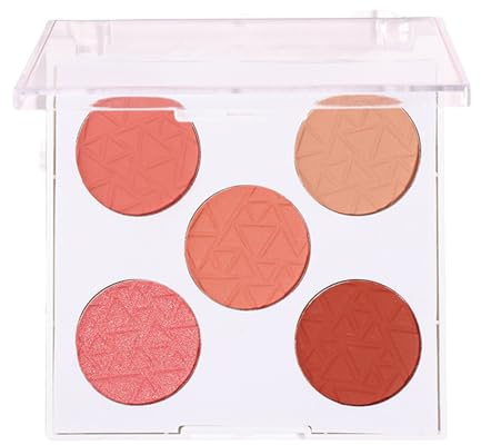 Palette De Fard à Joues Longue Tenue Avec Effet Naturel | Teint à Joues Longue Tenue Pour Femmes Mères Débutants Professionnels Mariées Fêtes de Mariage Événements Spéciaux Soirée