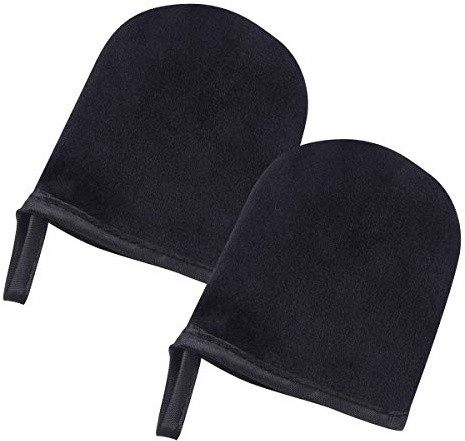 OATIPHO Selbstbräuner Applikator Handschuh aus Weichem Lint 2 Stück zum Auftragen von Sonnencreme und Mousse Bräunungshandschuh für Gleichmäßige Selbstbräunung Am Strand
