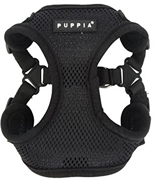 Puppia PARA-HC1533 SOFT HARNESS C, M, schwarz