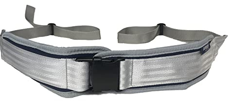 Obbocare - Cinturón Pélvico De Sujeción Para Silla De Ruedas Con Regulación Frontal Con Hebillas. Cinturón De Tejido Laminado De Alta Transpiración. Talla Única