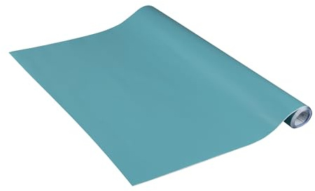 Venilia Klebefolie | Blaugrün Seegrün | Uni Matt Petrol Blau Blaugrün Seegrün, 67,5cm x 2m | Selbstklebende Möbel-Folie, Dekofolie, Tapete, Küchenfolie | PVC ohne Phthalate | Made in EU