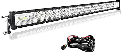 Willpower 42 Zoll 107CM 540W Led Arbeitsscheinwerfer Bar Led Scheinwerfer 12V 24V Wasserdicht Flutlicht Spot Led Bar für Offroad Auto Traktor Zusatzscheinwerfer Rückfahrscheinwerfer mit Kabelbaum