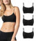 Risalti Reggiseno Senza Ferretto Spalla Stretta 3 pz - Bralette Donna in Microfibra, Brassiere Top Donna Elasticizzato, Intimo Donna, Senza Cuciture - Made in Italy